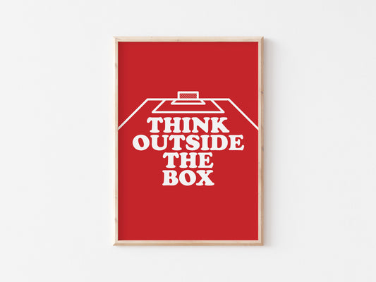 Think Outside The Box Wall A5 Print