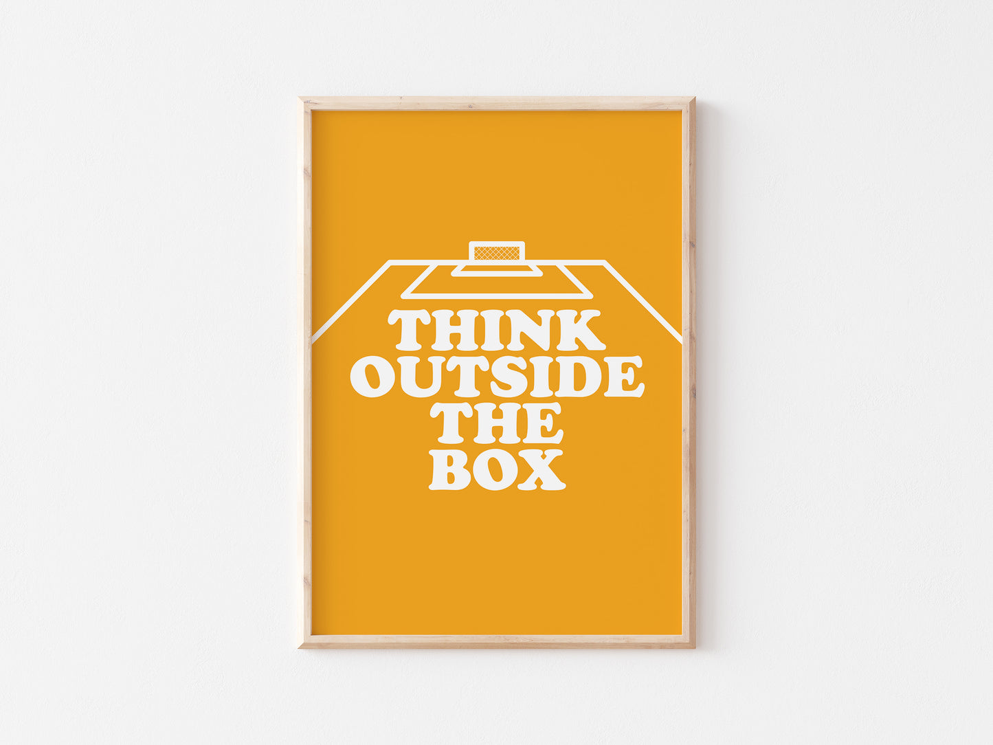 Think Outside The Box Wall A5 Print