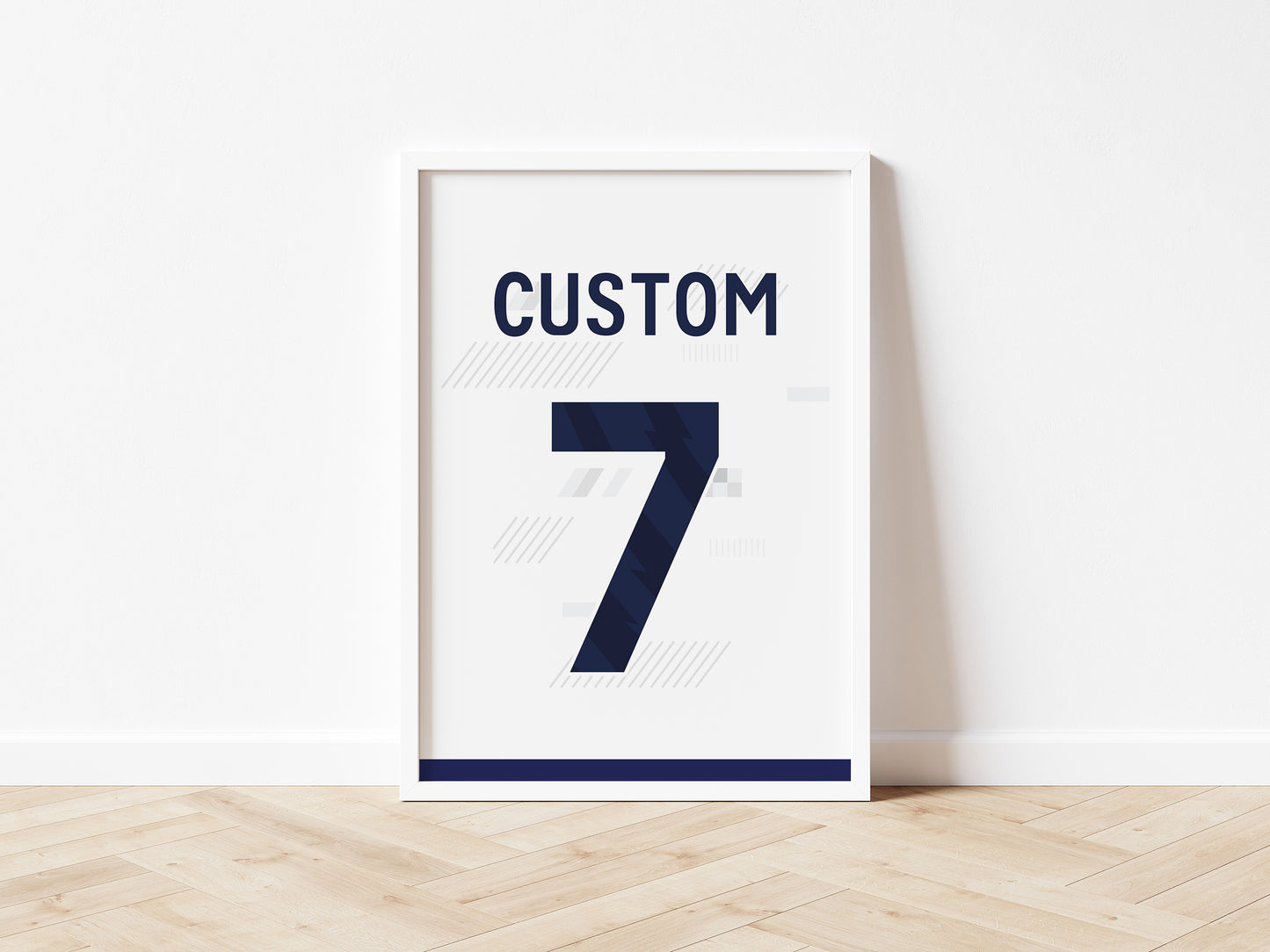 Tottenham Custom Shirt A5 Print